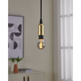 Eglo - E14 P45 Spiral Smart Bulb – Smoke Glass, Warm White, Zigbee & Bluetooth / Electronics