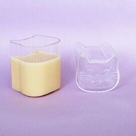 Winkee - Shot Glass Cat Set of 2 - Clear / Gadgets
