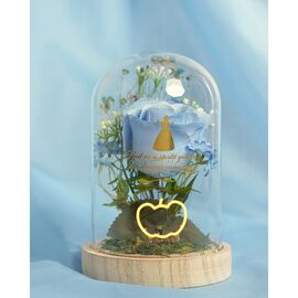 Disney Princess Cinderella florals in a clonche with neon light