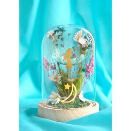 Disney Princess Jasmine florals in a clonche with neon light |  Techbox