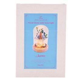 Disney Princess Jasmine florals in a clonche with neon light |  Techbox