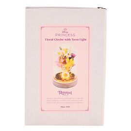 Disney Princess Rapunzel florals in a clonche with neon light