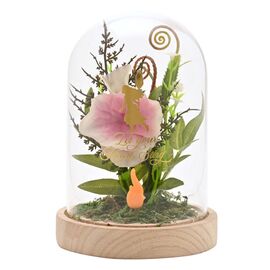 Disney Princess Vaiana Moana florals in a clonche with neon light