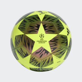 Adidas - UEFA Champions League Football Size 5 - Black/Yellow / Toys