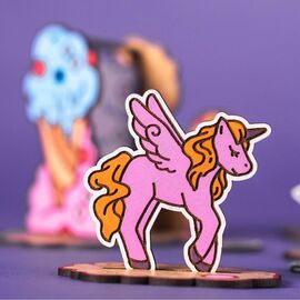 CrateIT - Unicorn Wooden Toy Candy Land (CR-C1132) / Toys