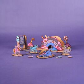 CrateIT - Unicorn Wooden Toy Candy Land (CR-C1132) / Toys