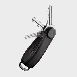 Orbitkey - Crazy Horse Leather Key Organiser - Obsidian Red / Gadgets