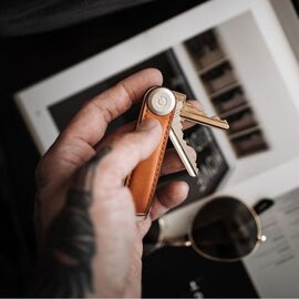 Orbitkey - Leather Key Organiser - Cognac/Tan / Gadgets