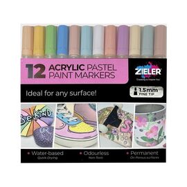 Zieler - Paint Markers Pastel Fine (609299513) / Toys
