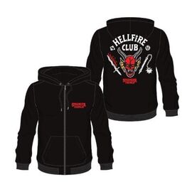 STRANGER THINGS - Hellfire Club - Men's Zipper Hoodie (M) - Hoodies & Tshirts - Fashion - Techbox