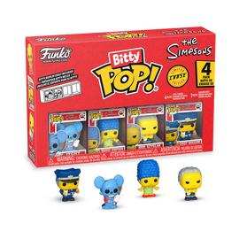 SIMPSONS - Bitty Pop 4 Pack 2.5cm - Itchy |  Techbox
