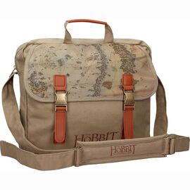 Hobbit Map fabric shoulder bag