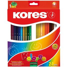 Kores - Kolores - Hexagonal 24  Coloured Pencils (96324) / Toys