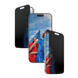 PanzerGlass - 2-Way Privacy Screen Protector - iPhone 17/iPhone 16 Pro - UWF w. EasyAligner / Electronics