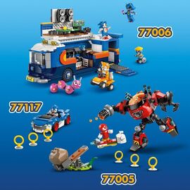 LEGO - Sonic - Silver's Car vs. Knuckles' Monster Truck (77118) / Toys