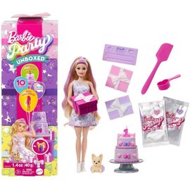Barbie - Glam Party Unboxed Red Original Doll (JFY68) / Toys