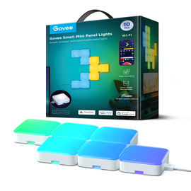 Govee - Smart Mini Panel Lights – 6 RGBIC LED Light Panels for Smart Home & Wall Lighting / Electronics