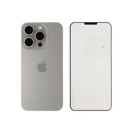 Apple (661-35702) Back Glass (Original) - Natural Titatium, Apple iPhone 15 Pro - Smartphone Covers & Frames - Smartphone - Techbox