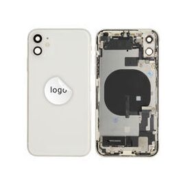 For iPhone/iPad (AP110024WPSP) Rear Cover (Pulled, with small parts) - White, for iPhone 11 Quality: A-grade - Smartphone Covers & Frames - Smartphone - Techbox