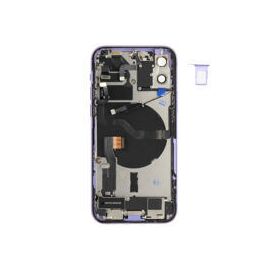 For iPhone/iPad (AP120024PPSP-B) Rear Cover (Pulled B) incl. small parts - Purple, For iPhone 12 - Smartphone Covers & Frames - Smartphone - Techbox
