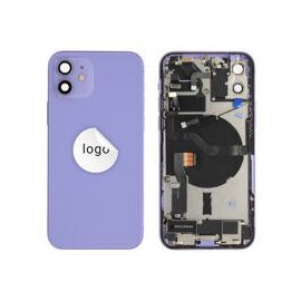 For iPhone/iPad (AP120024PPSP-C) Rear Cover (Pulled C) incl. small parts - Purple, For iPhone 12 - Smartphone Covers & Frames - Smartphone - Techbox