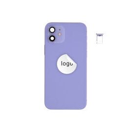 For iPhone/iPad (AP120024PPSP-C) Rear Cover (Pulled C) incl. small parts - Purple, For iPhone 12 - Smartphone Covers & Frames - Smartphone - Techbox