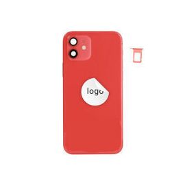 For iPhone/iPad (AP120024RPSP-C) Rear Cover (Pulled C) incl. small parts - Red, For iPhone 12 - Smartphone Covers & Frames - Smartphone - Techbox