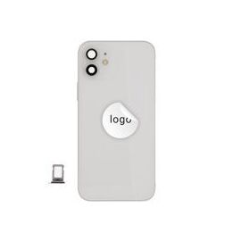 For iPhone/iPad (AP1224WPSP) Rear Cover (Pulled A) incl. small parts - White, For iPhone 12 - Smartphone Covers & Frames - Smartphone - Techbox