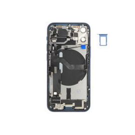 For iPhone/iPad (AP12M0024BLPSP-B) Rear Cover (Pulled B) incl. small parts - Blue, For iPhone 12 mini - Smartphone Covers & Frames - Smartphone - Techbox