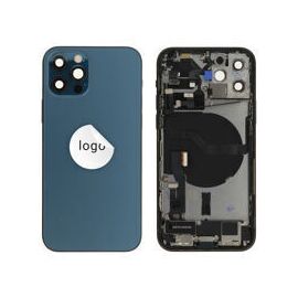 For iPhone/iPad (AP12P0024BLPSP-C) Rear Cover (Pulled C) incl. small parts - Blue, For iPhone 12 Pro - Smartphone Covers & Frames - Smartphone - Techbox