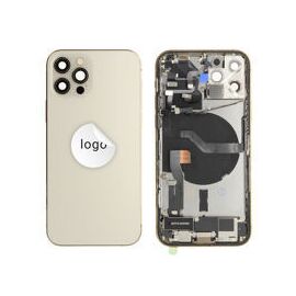 For iPhone/iPad (AP12P0024GOPSP-B) Rear Cover (Pulled B) incl. small parts - Gold, For iPhone 12 Pro - Smartphone Covers & Frames - Smartphone - Techbox