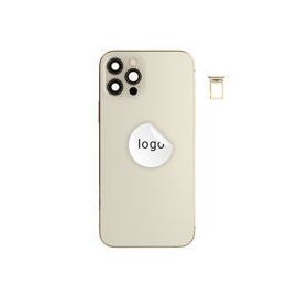 For iPhone/iPad (AP12P0024GOPSP-C) Rear Cover (Pulled C) incl. small parts - Gold, For iPhone 12 Pro - Smartphone Covers & Frames - Smartphone - Techbox