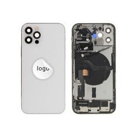 For iPhone/iPad (AP12P0024SPSP-B) Rear Cover (Pulled B) incl. small parts - Silver, For iPhone 12 Pro - Smartphone Covers & Frames - Smartphone - Techbox