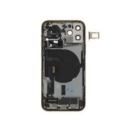 For iPhone/iPad (AP12P24GOPSP) Rear Cover (Pulled, with small parts) - Gold, for iPhone 12 Pro Quality: A-grade - Smartphone Covers & Frames - Smartphone - Techbox