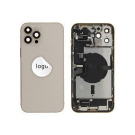 For iPhone/iPad (AP12PM0024GOPSP-B) Rear Cover (Pulled B) incl. small parts - Gold, For iPhone 12 Pro Max - Smartphone Covers & Frames - Smartphone - Techbox