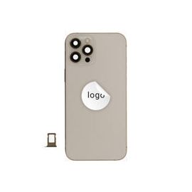 For iPhone/iPad (AP12PM0024GOPSP-B) Rear Cover (Pulled B) incl. small parts - Gold, For iPhone 12 Pro Max - Smartphone Covers & Frames - Smartphone - Techbox