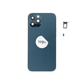 For iPhone/iPad (AP12PM24BLP) Rear Cover (Pulled, with buttons and without smallparts) - Blue, for iPhone 12 Pro Max - Smartphone Covers & Frames - Smartphone - Techbox