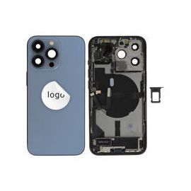 For iPhone/iPad (AP13P24BLPSP) Rear Cover (Pulled, with small parts) - Blue, for iPhone 13 Pro Quality: A-grade - Smartphone Covers & Frames - Smartphone - Techbox