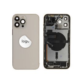 For iPhone/iPad (AP13PM0024GOPSP-B) Rear Cover (Pulled B) incl. small parts - Gold, For iPhone 13 Pro Max - Smartphone Covers & Frames - Smartphone - Techbox