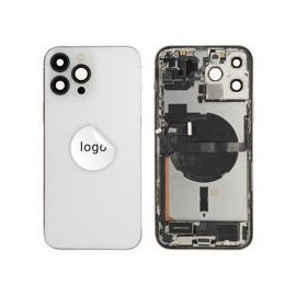 For iPhone/iPad (AP13PM0024SPSP) Rear Cover (Pulled, with small parts) - Silver, for iPhone 13 Pro Max Quality: A-grade - Smartphone Covers & Frames - Smartphone - Techbox