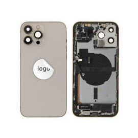 For iPhone/iPad (AP13PM24GOPSP) Rear Cover (Pulled, with small parts) - Gold, for iPhone 13 Pro Max Quality: A-grade - Smartphone Covers & Frames - Smartphone - Techbox