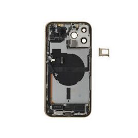 For iPhone/iPad (AP13PM24GOPSP) Rear Cover (Pulled, with small parts) - Gold, for iPhone 13 Pro Max Quality: A-grade - Smartphone Covers & Frames - Smartphone - Techbox