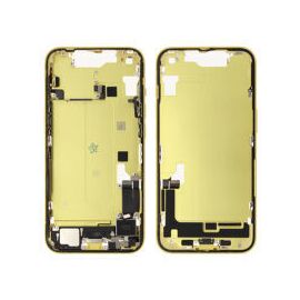 For iPhone/iPad (AP140021YPSP-B) Middle Frame (Pulled B) incl. small parts - Yellow, For iPhone 14 | Techbox