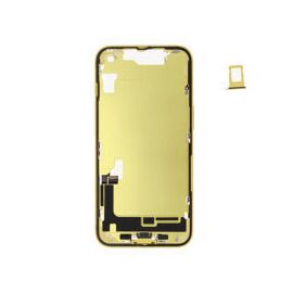 For iPhone/iPad (AP140021YPSP-B) Middle Frame (Pulled B) incl. small parts - Yellow, For iPhone 14 | Techbox