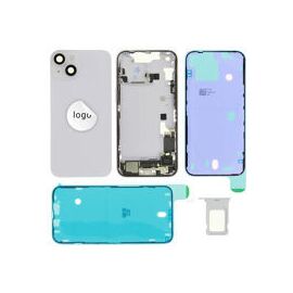 For iPhone/iPad (AP140024PPSP-B) Rear Cover (Pulled B) incl. small parts - Purple, For iPhone 14 - Smartphone Covers & Frames - Smartphone - Techbox