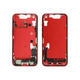 For iPhone/iPad (AP140024RPSP-C) Rear Cover (Pulled C) incl. small parts - Red, For iPhone 14 - Smartphone Covers & Frames - Smartphone - Techbox