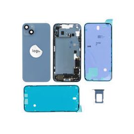 For iPhone/iPad (AP14PL0024BLPSP-C) Rear Cover (Pulled C) incl. small parts - Blue, For iPhone 14 Plus - Smartphone Covers & Frames - Smartphone - Techbox