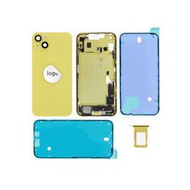 For iPhone/iPad (AP14PL0024YPSP-B) Rear Cover (Pulled B) incl. small parts - Yellow, For iPhone 14 Plus - Smartphone Covers & Frames - Smartphone - Techbox