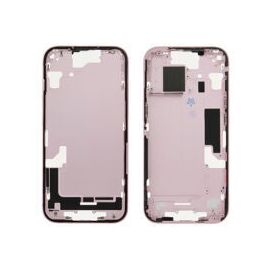 For iPhone/iPad (AP150024PIP) Rear Cover - Pink (Pulled incl middle frame), for model iPhone 15 (with buttons and without smallparts) - Smartphone Covers & Frames - Smartphone - Techbox