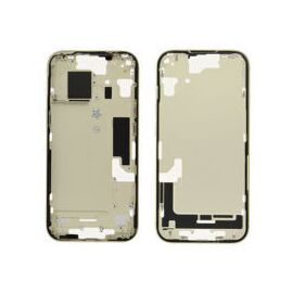 For iPhone/iPad (AP150024YP) Rear Cover - Yellow (Pulled incl middle frame), for model iPhone 15 (with buttons and without smallparts) - Smartphone Covers & Frames - Smartphone - Techbox